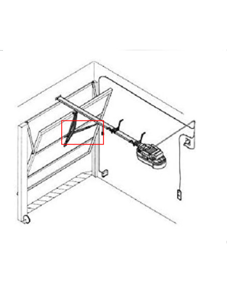 copy of Soporte motor de techo Motorline ROSSO EVO