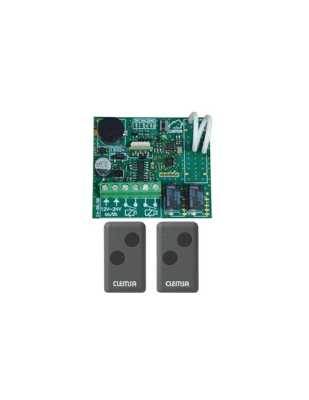 Kit receptor CLEMSA RNE 248 U LP MutanCode con 2 mandos