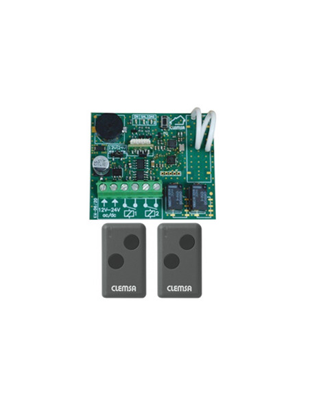 Kit receptor CLEMSA RNE 248 U LP MutanCode con 2 mandos